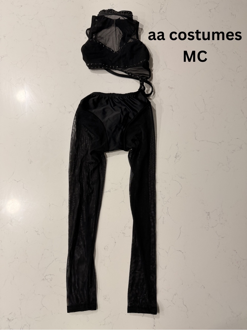 MC Kids Black Dance Costume Set